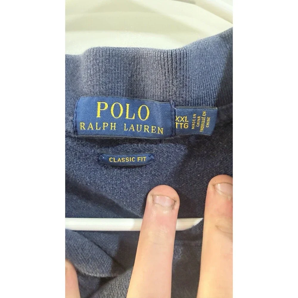 Polo Ralph Lauren XXL Polo Shirt Blue With Blue Pony